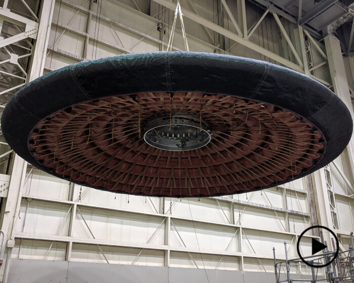 NASA launches inflatable heat shield that protects spacecraft from crash landing
