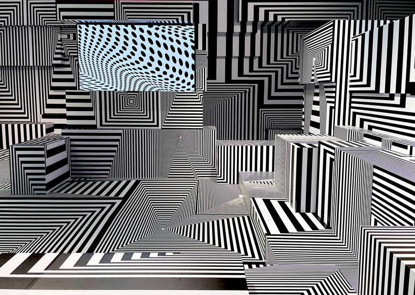 interview with tobias rehberger on 'into the maze', his dazzling installation of patterns for LG