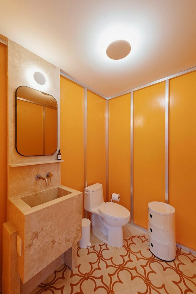 ground floor half-bathroom