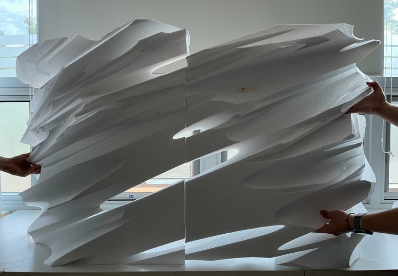 mock-up fabrication was part of the design process of 'Decomposition Farm: Stairway'