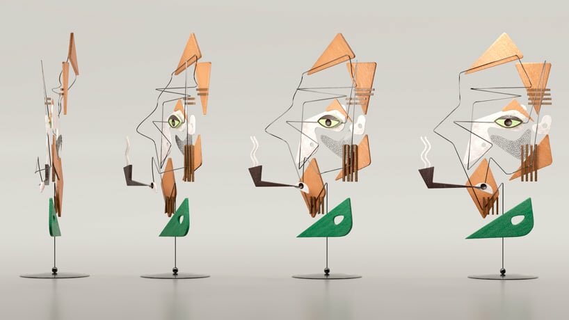 federico babina’s ambiguous portraits reconstruct cultural icons’ identities with wires & voids