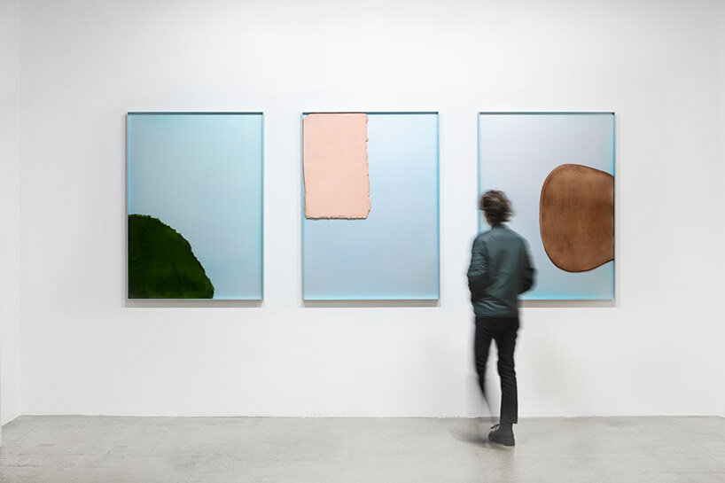 ronan bouroullec elaborately carves clay for 'bas-reliefs' solo exhibition at galerie kreo