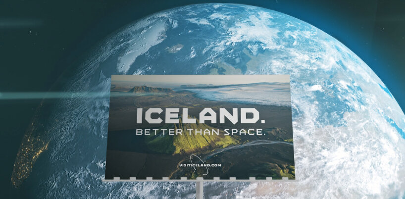 mission iceland space billboard