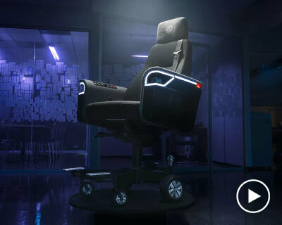 volkswagen’s office chair makes bumper cars at work a reality