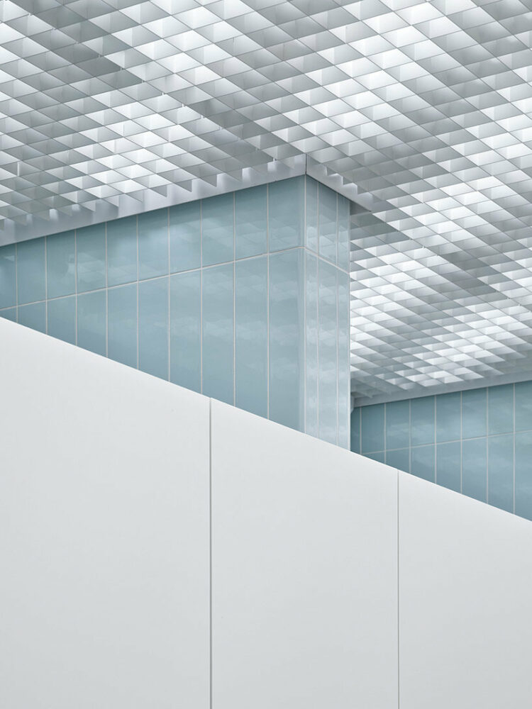 christ & gantenbein unveils techno-baroque lobby for mixed-use ‘UK house’ in london