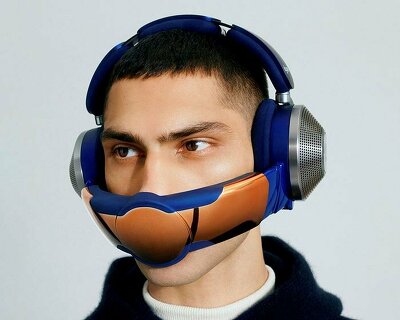 dyson launches its bizarre combo of noise-canceling headphones and pollution mask