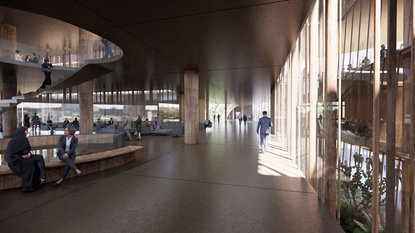 elemental & nissen wentzlaff propose tower with forest-like facade for new BIS headquarters