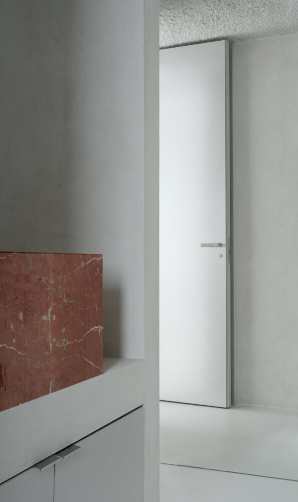 red marble detailing