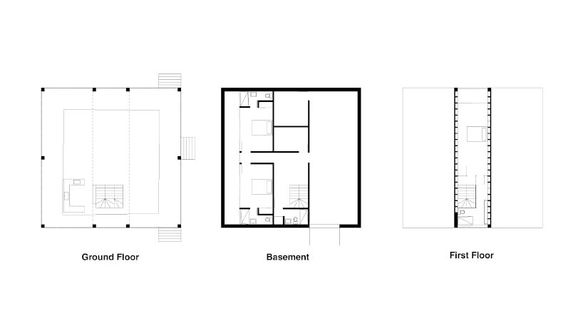 plan drawings of all levels