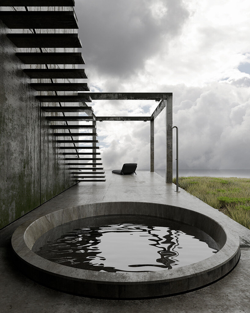 sirotov architects envisions open-beam concrete home in ukraine