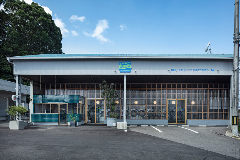 laundromat meets japanese ice cream shop in suppose design office's hybrid concept