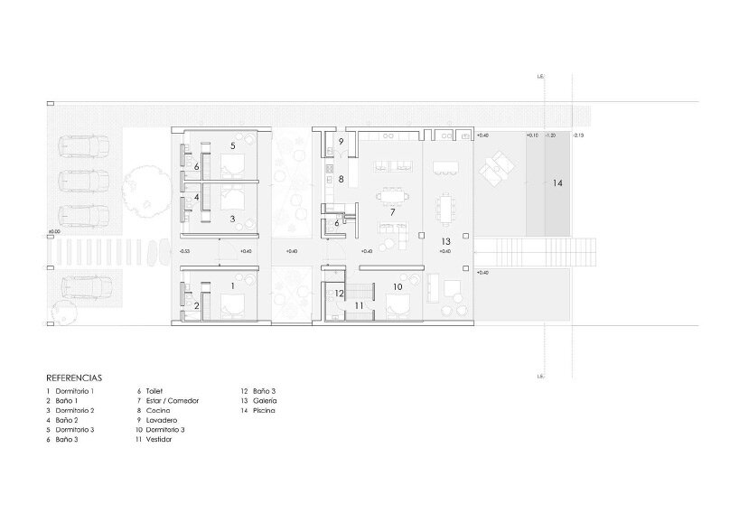 a house of stone dubbed ‘casa piedra’ shows warm interiors in argentina