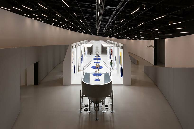 futuristic creations by didier fiúza faustino take over MAAT gallery in lisbon