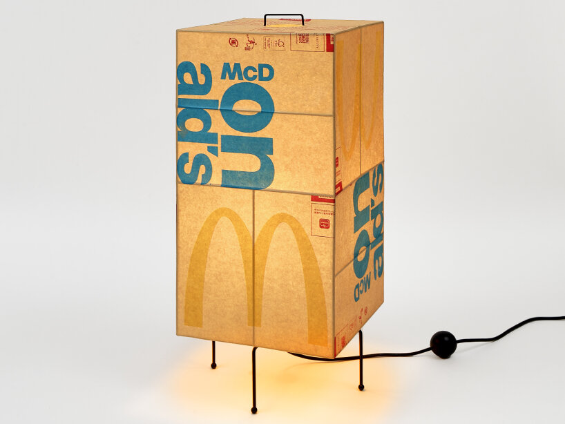 gyuhan lee mcdonald's paper bag lamps