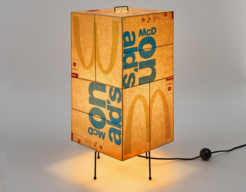 gyuhan lee mcdonald's paper bag lamps