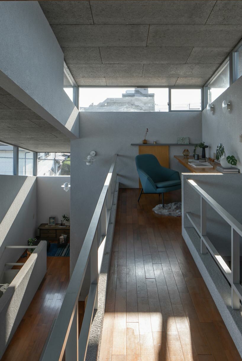 overlapping gable roofs create habitable open layout by FORM kouichi kimura architects