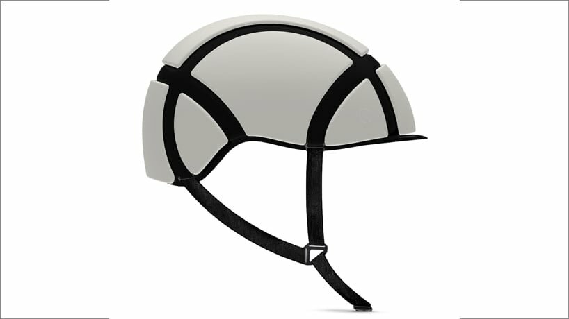 sleek & foldable, newton-rider N1 is the world's thinnest & first semi-soft bicycle helmet