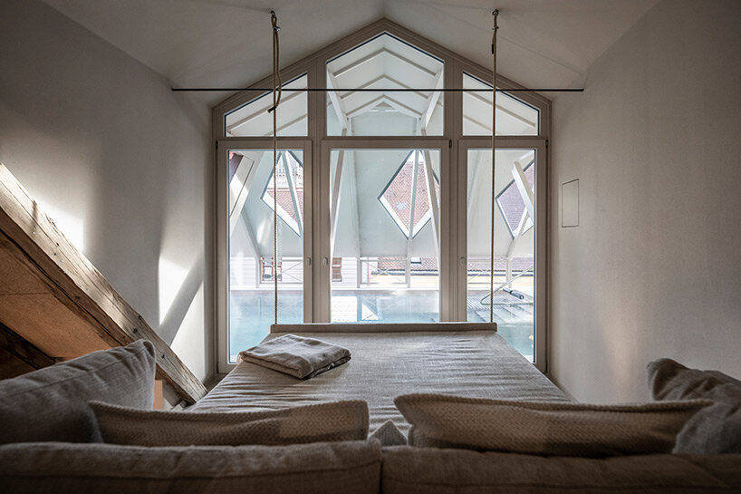 noa* redesigns goldene rose hotel under a historic roof, as a 'kaleidoscope of the past'