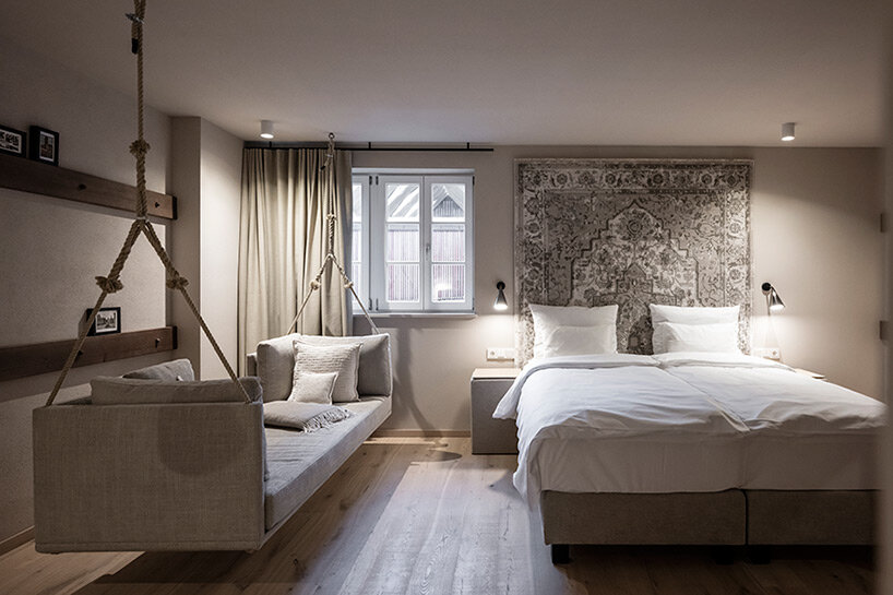 noa* redesigns goldene rose hotel under a historic roof, as a 'kaleidoscope of the past'