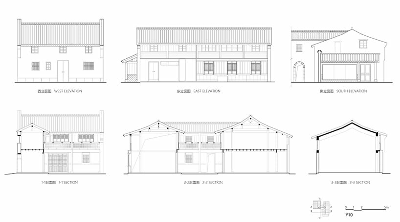 Y10 elevation and section