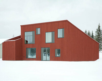 claesson koivisto rune's simonsson house evokes the vernacular of near-arctic sweden