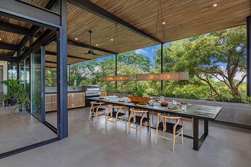sunlit ‘raintree house’ by studio saxe is a contemporary oasis in costa rica