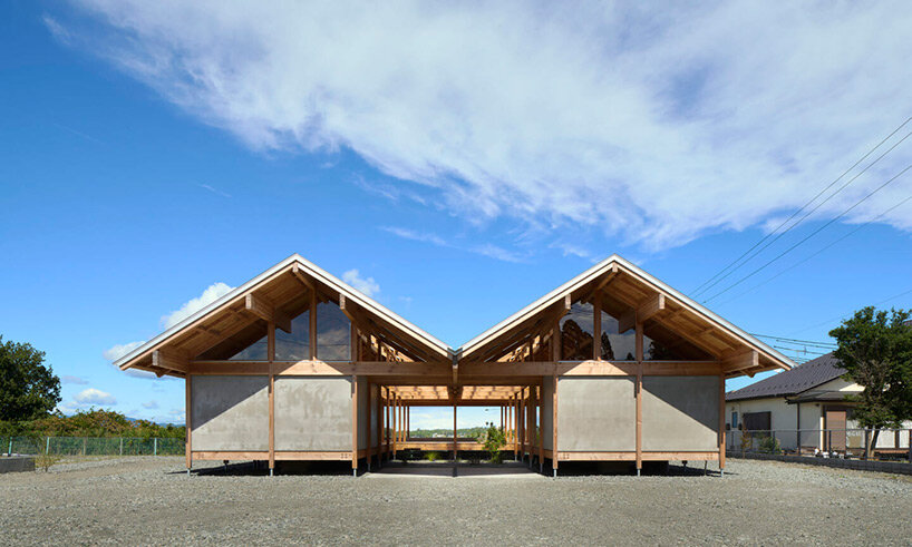 suppose design office tops permeable wooden house in japan with 
