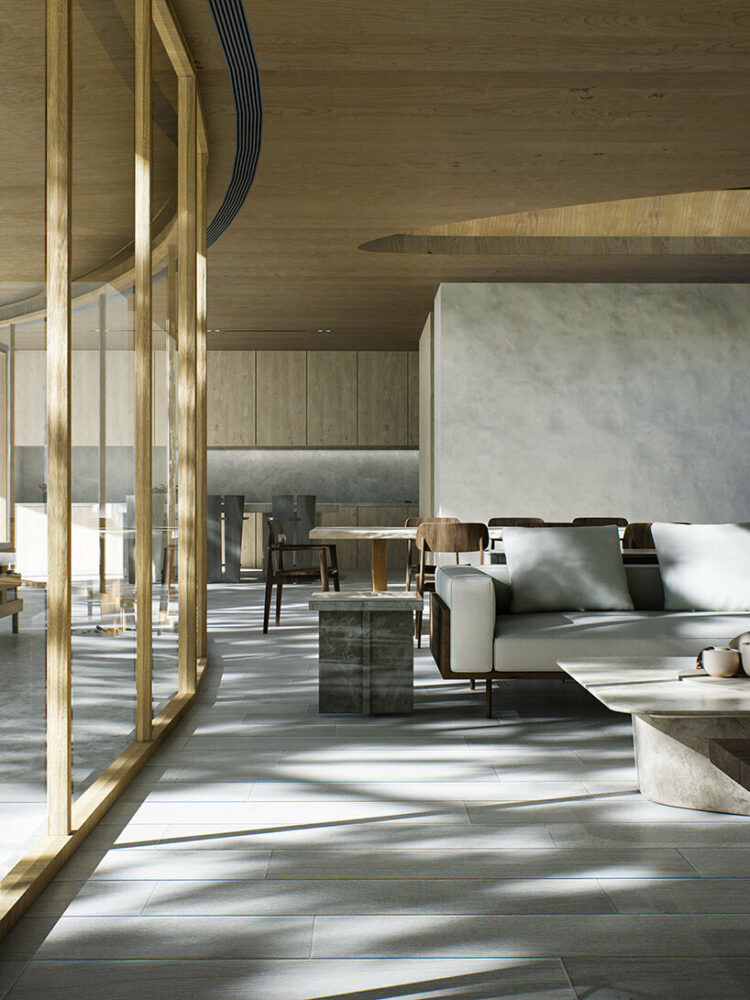 victor ortiz designs malibu home with a sinuous and porous roof plane