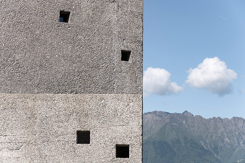 wespi de meuron romeo sculpts monolithic stone dwelling in san nazzaro, switzerland
