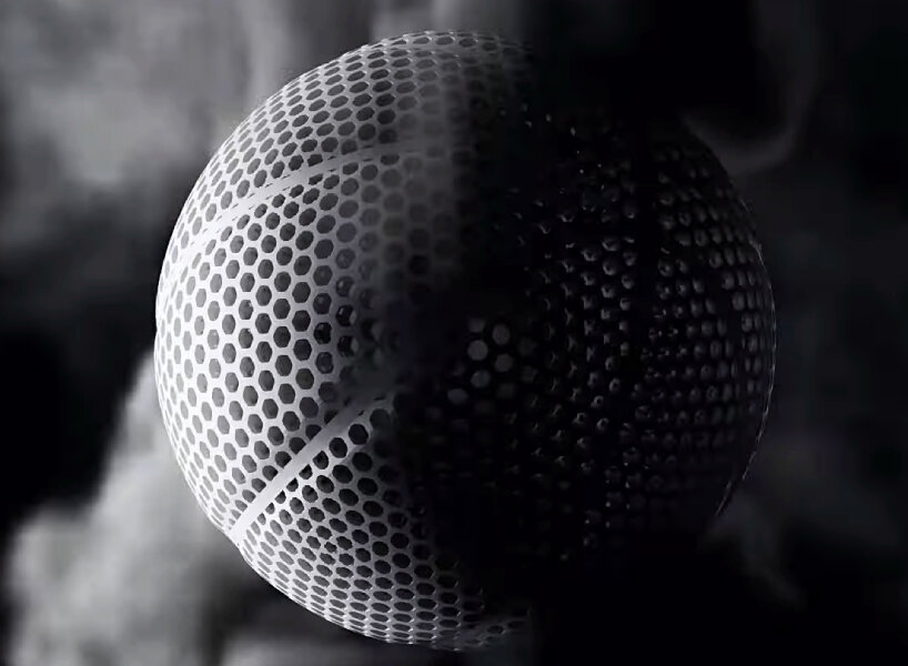 wilson 3d-printed airless basketball prototype