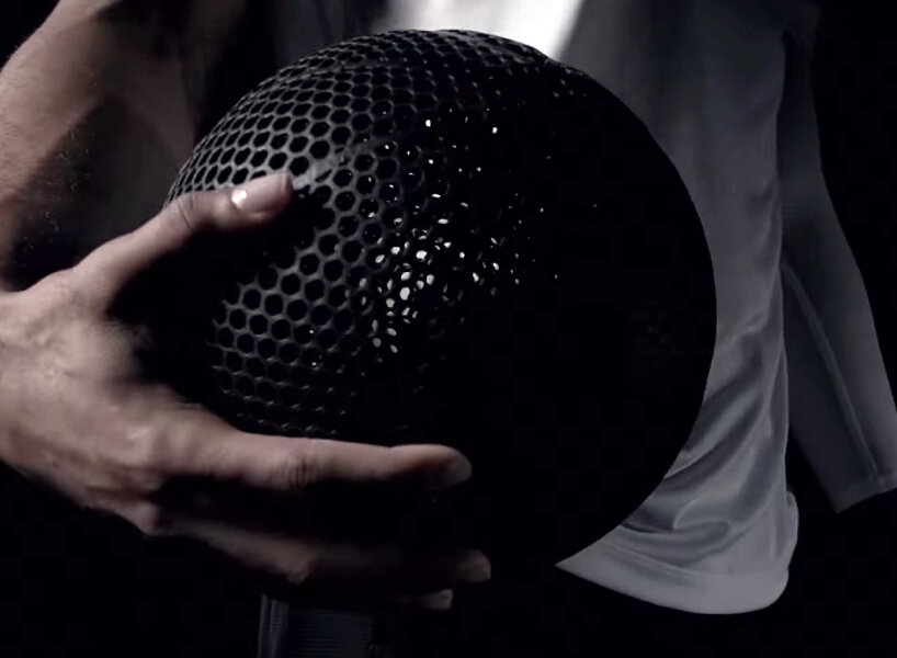 wilson 3d-printed airless basketball prototype