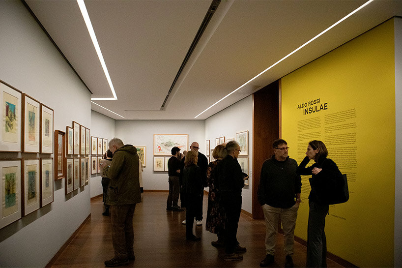 aldo rossi's architectural paintings spread vivid colors & bold geometries in berlin's museum