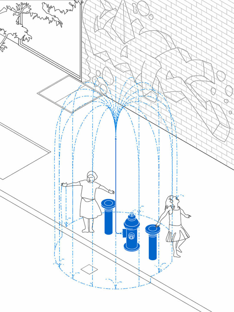 Agency—Agency & Chris Woebken Studio. New Public Hydrant. 2018-present, NY | image © Tei Carpenter & Chris Woebken
