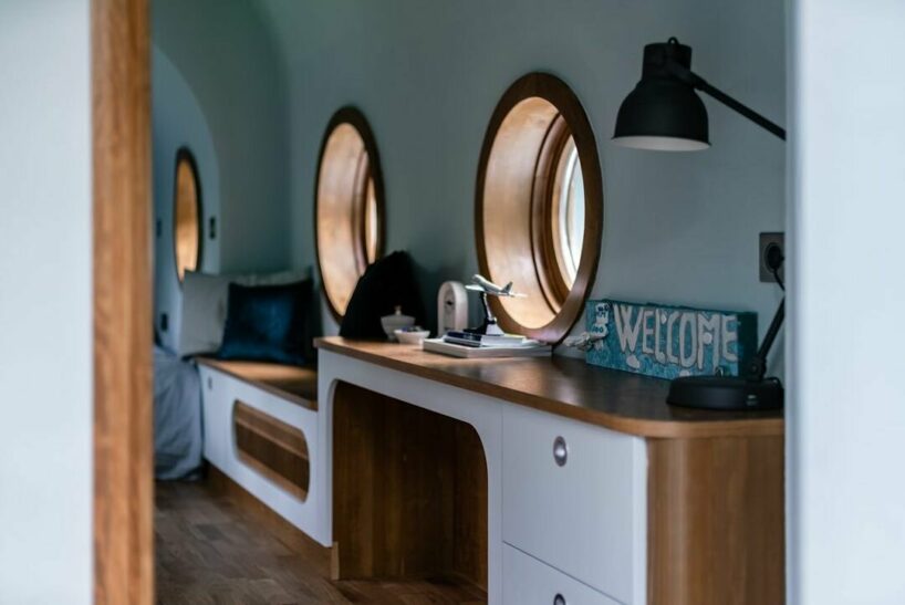 pastel blue jet house by hello wood turns children’s fantasies into reality