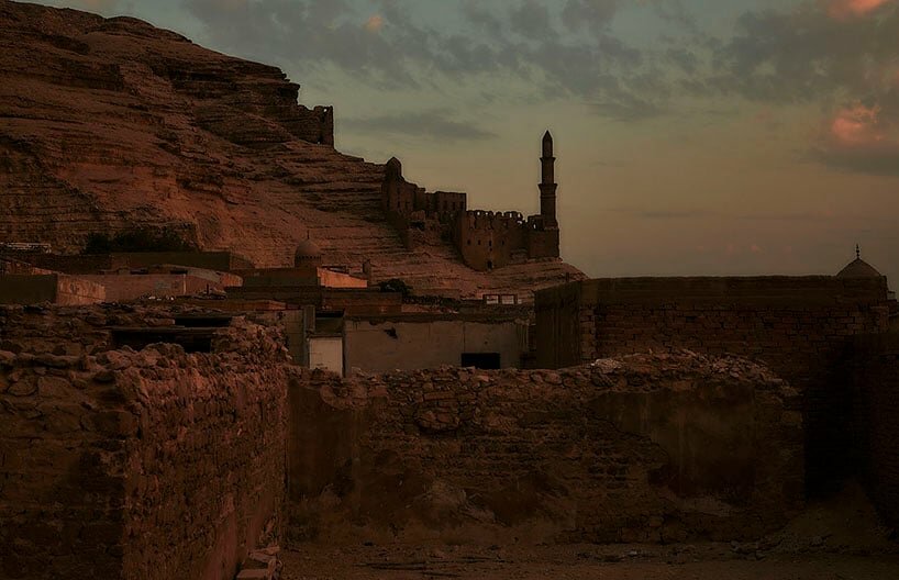 surreal view of South Necropolis in Cairo