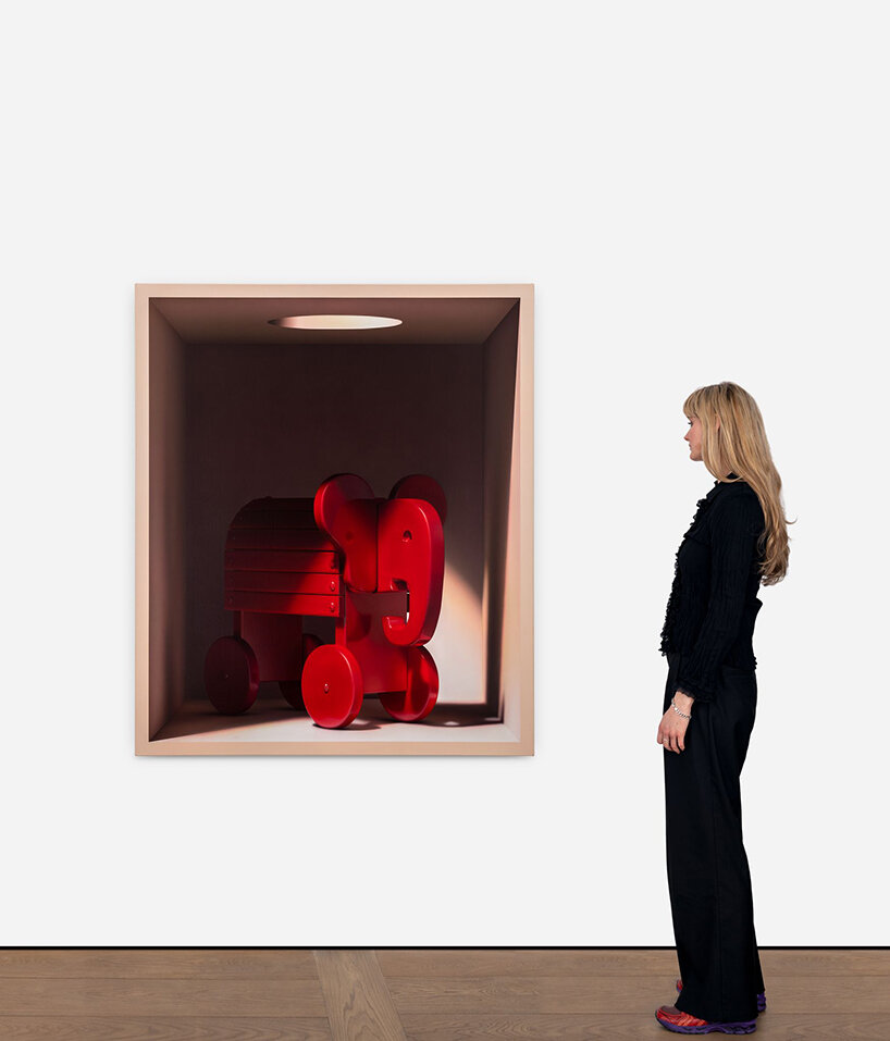 mehdi ghadyanloo paints nostalgic, hyperrealistic toys at almine rech in london