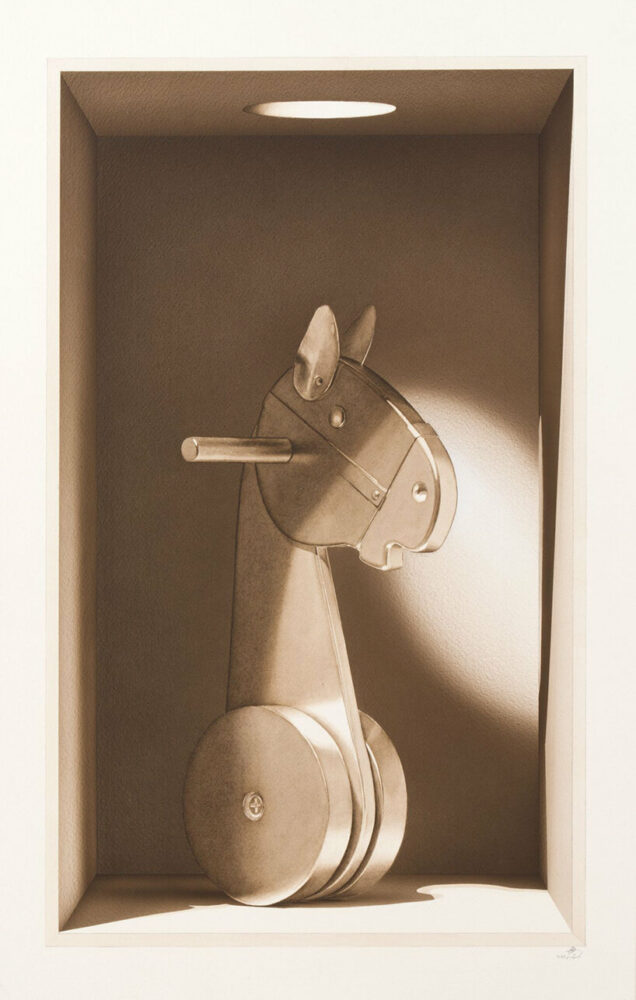 mehdi ghadyanloo paints nostalgic, hyperrealistic toys at almine rech in london