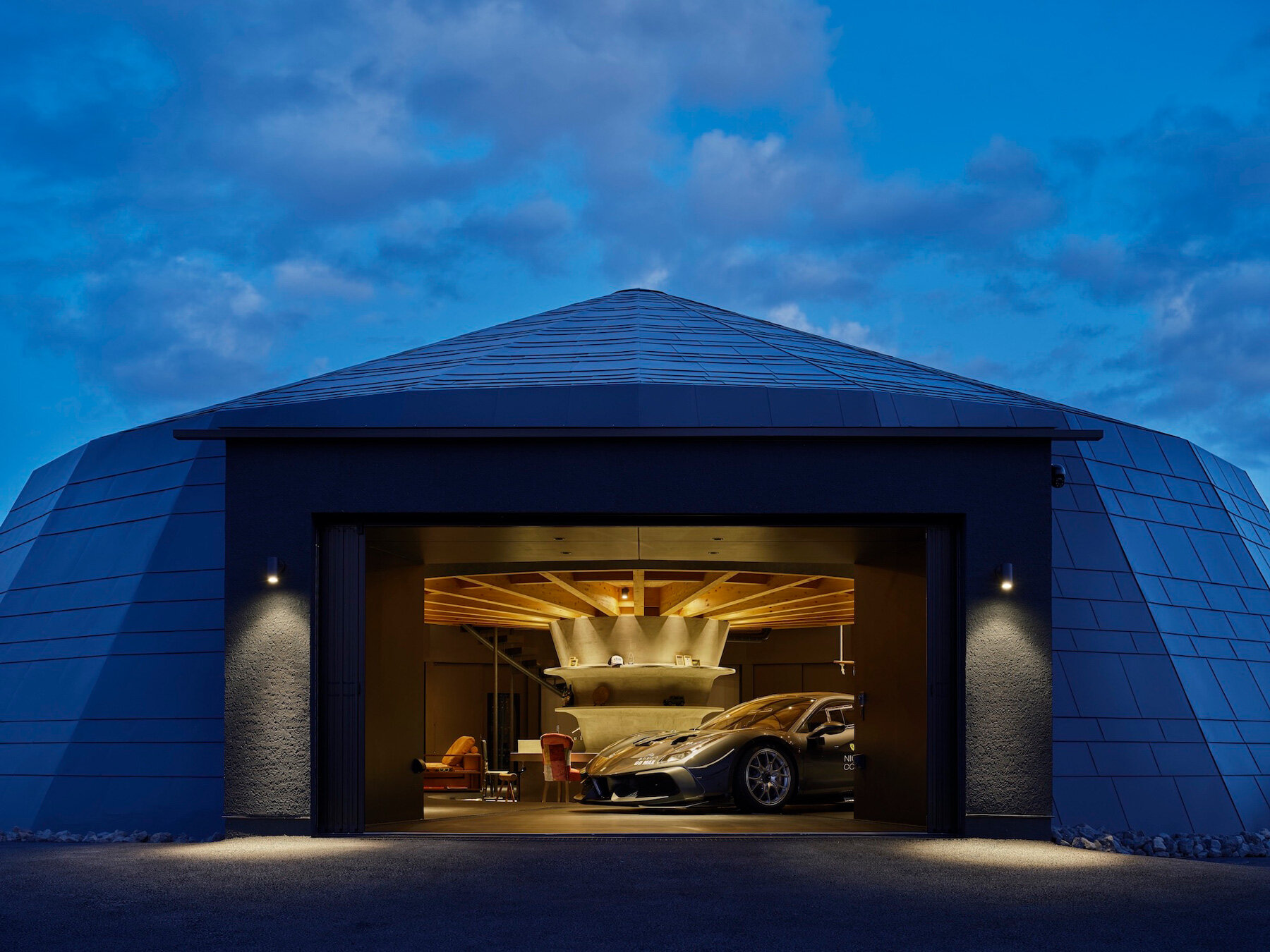 humans-cars-cohabitate-playful-retreat-shaped-circus-tent-japan-cubo-design-architect-designboom-largee