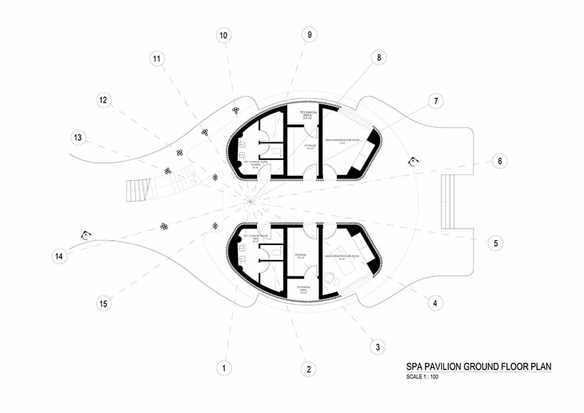 spa pavilion ground floor plan