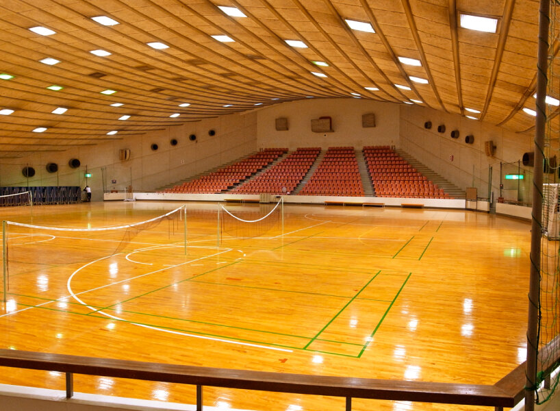kenzo tange kagawa prefectural gymnasium