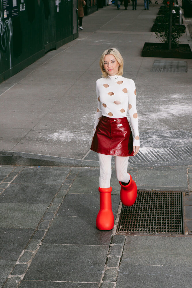 take style cues from astroboy with MSCHF's 'big red boots'