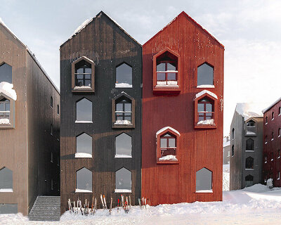reiulf ramstad arkitekter designs contemporary norwegian ski town 'favn hafjell'