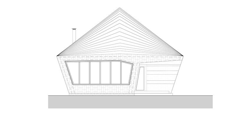 undulating tiered rafter by studio beltrame envelops ski school in italy