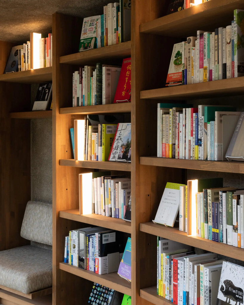 underground library japan kurkku fields
