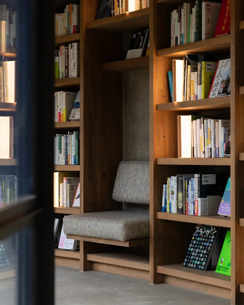 underground library japan kurkku fields