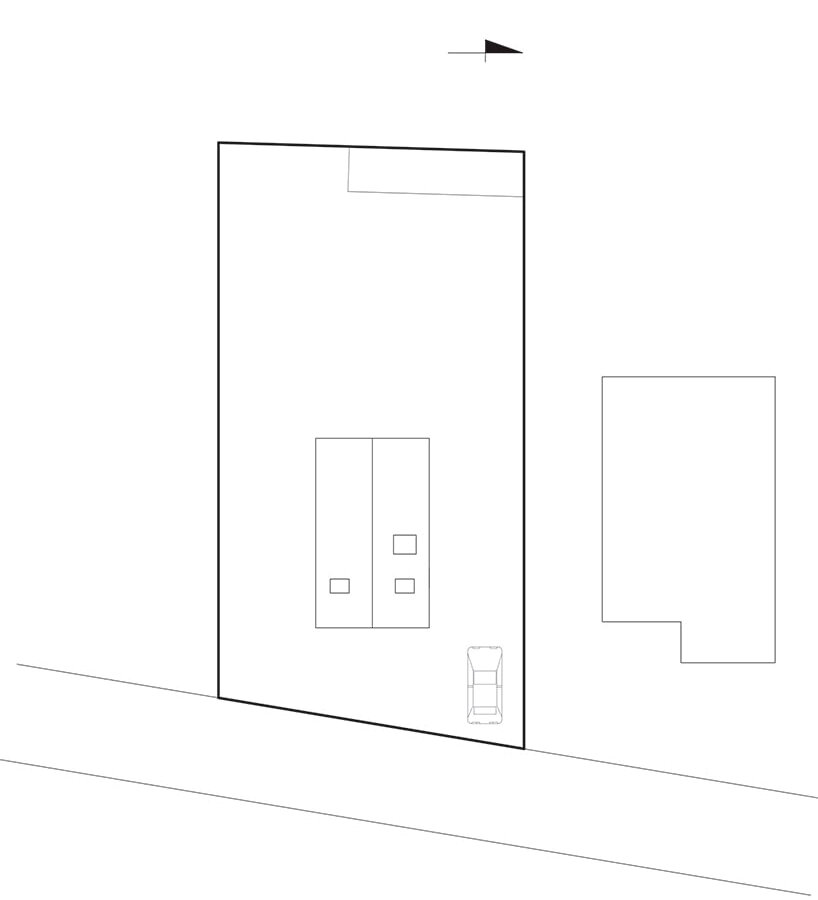 site plan - Villa Wood