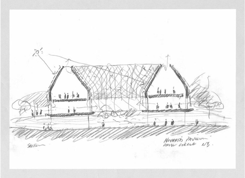 michele de lucchi + AMDL circle wrap novartis center in basel with self-powered facade