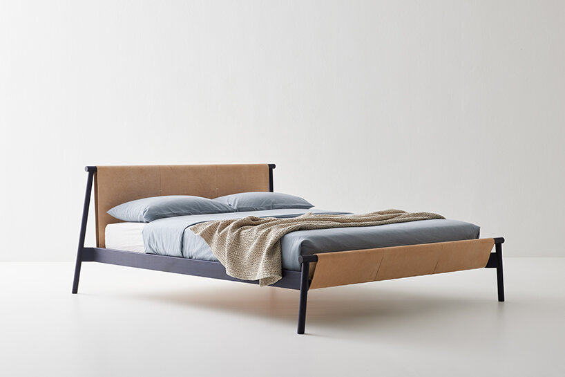bolzan's revived jack bed pairs italian artisanry with eco-friendly materials - 3