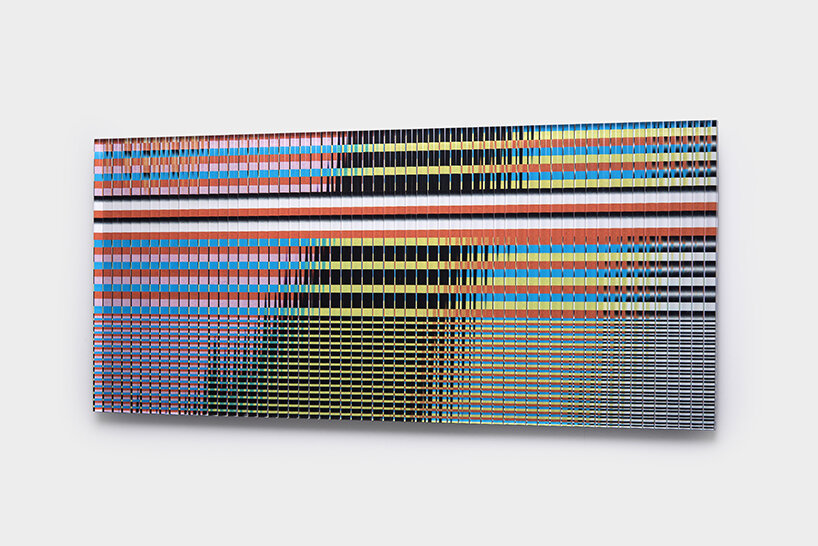 'Digital Horizon' by Zsuzsanna Korodi (2022), 36x80cm | image courtesy the artist