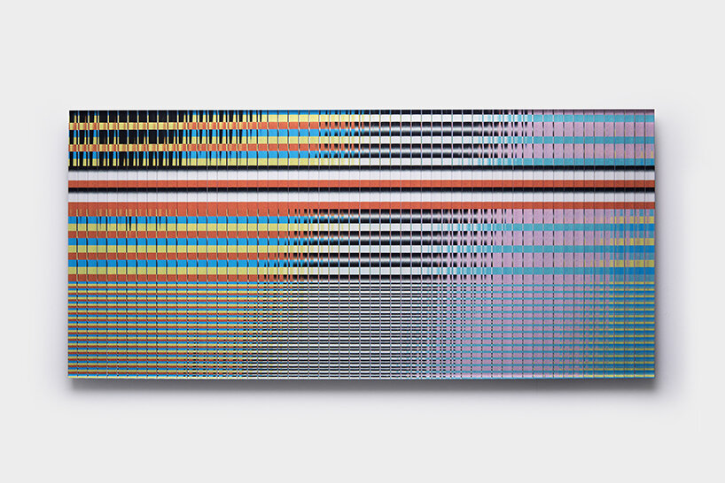 'Digital Horizon' by Zsuzsanna Korodi (2022), 36x80cm | image courtesy the artist